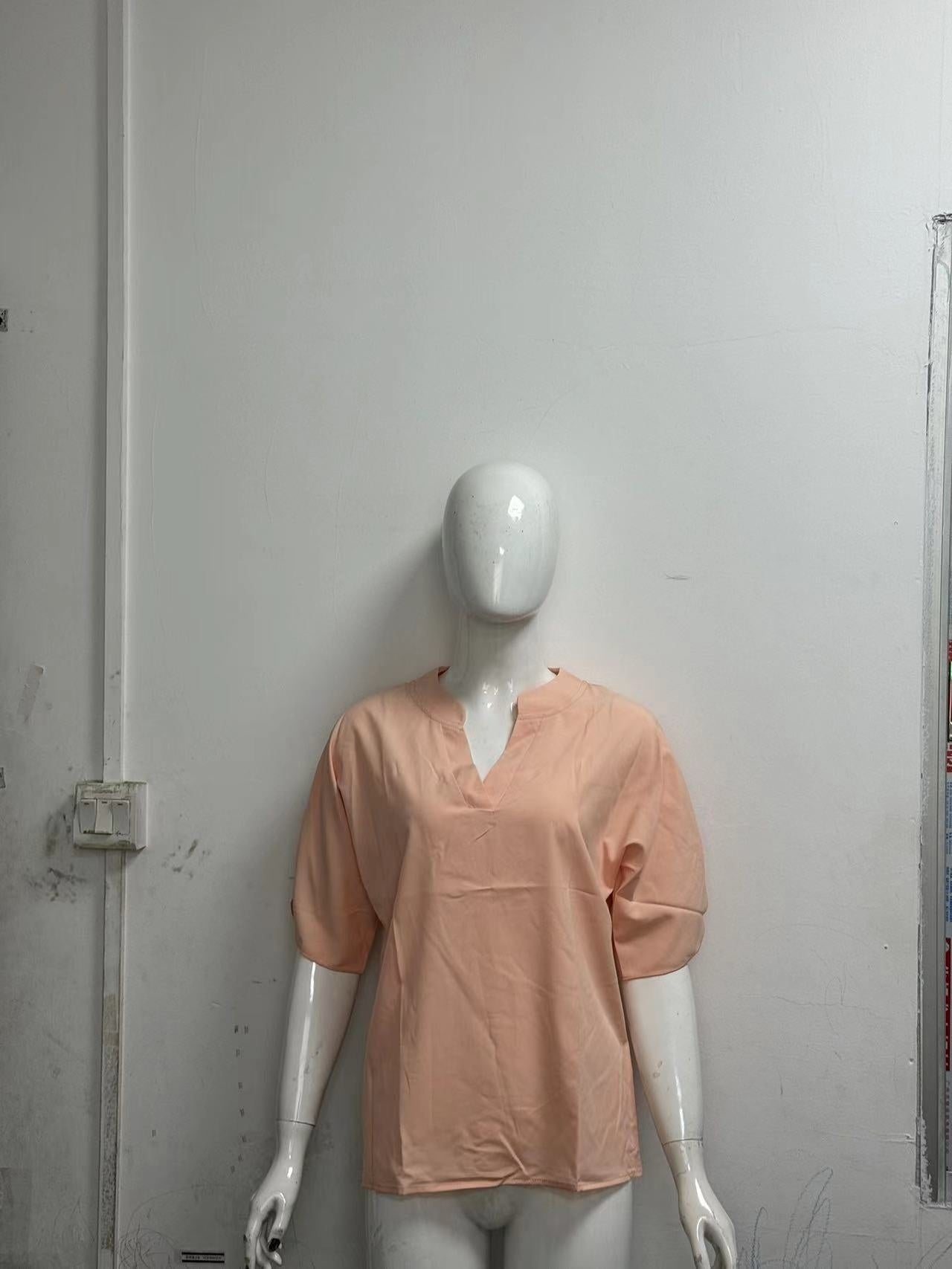 Elegant Chiffon V-Neck Blouse