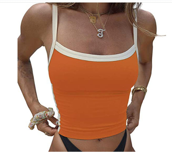 Sleeveless Knitted Crop Top