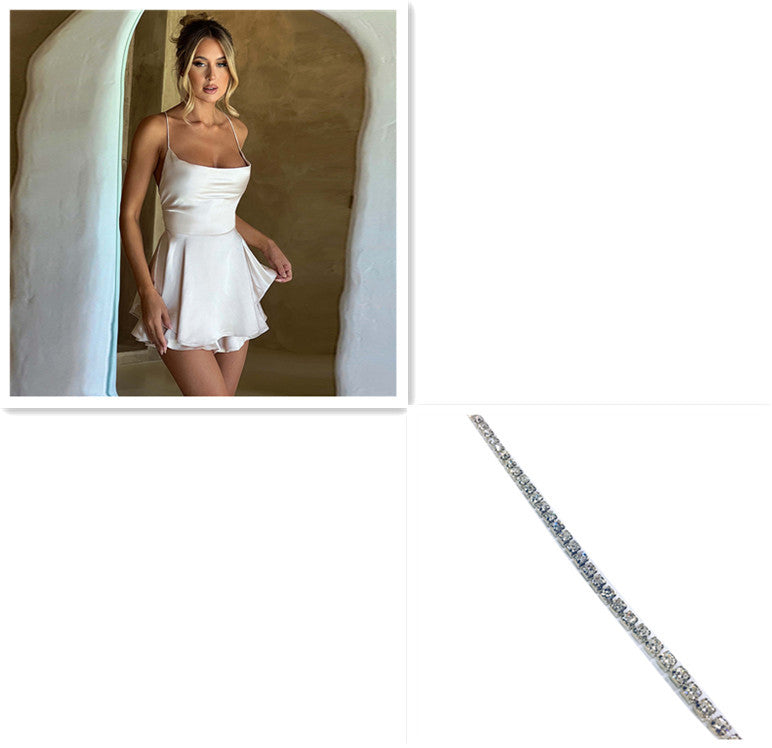 Silky Satin Cami Romper